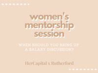 Women Mentorship Session Website Visuals