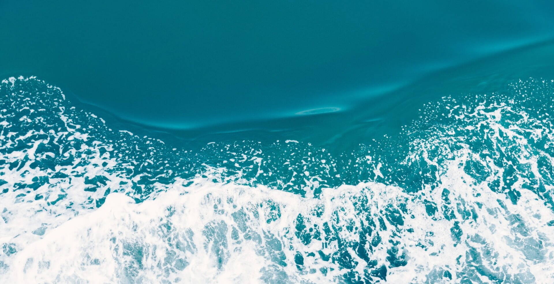 closeup of blue ocean waves