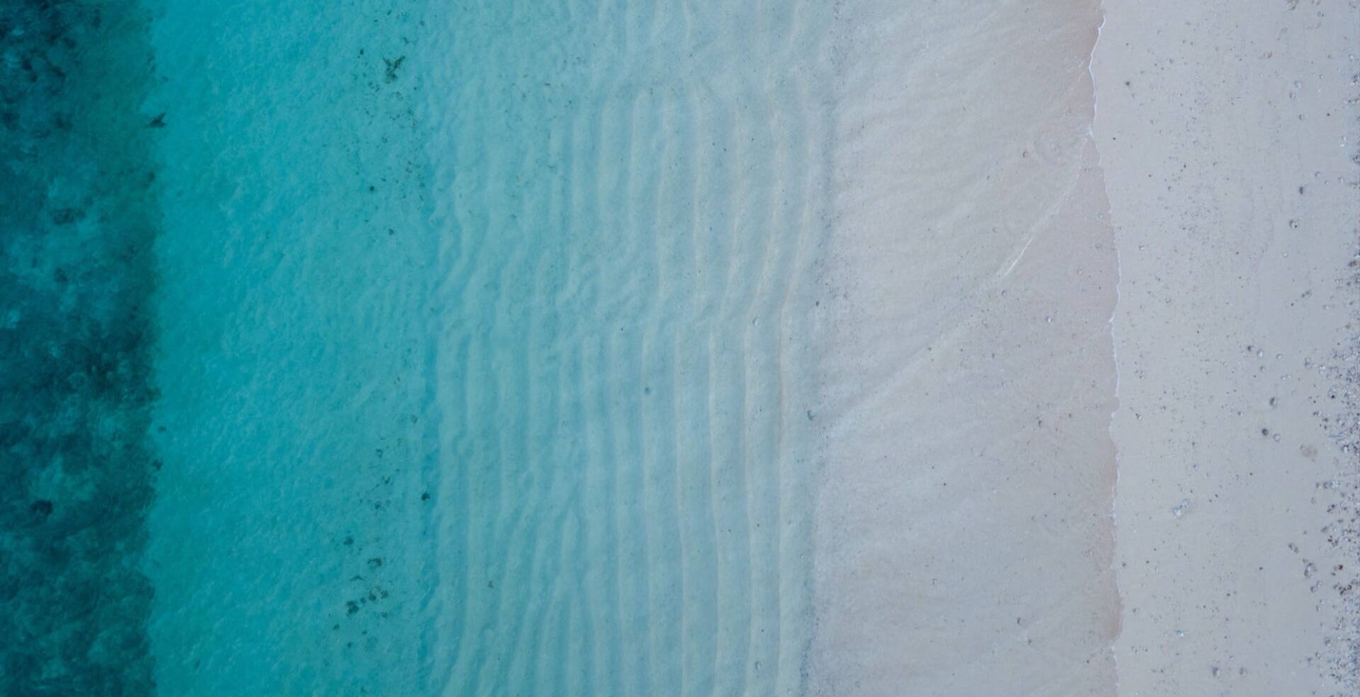 bird's view of a blue gradient sea